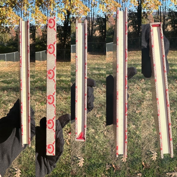 Gucci 2fer Gucci Notebook & Gucci Beauty Velvet Zip Top Pouch NWOT Bundle - Picture 9 of 10